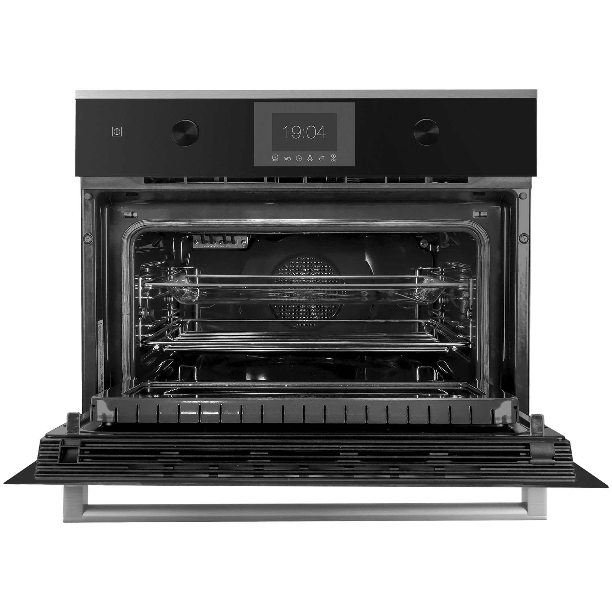 Компактный духовой шкаф с микроволнами Kuppersbusch CBM 6350.0 S1 Stainless Steel