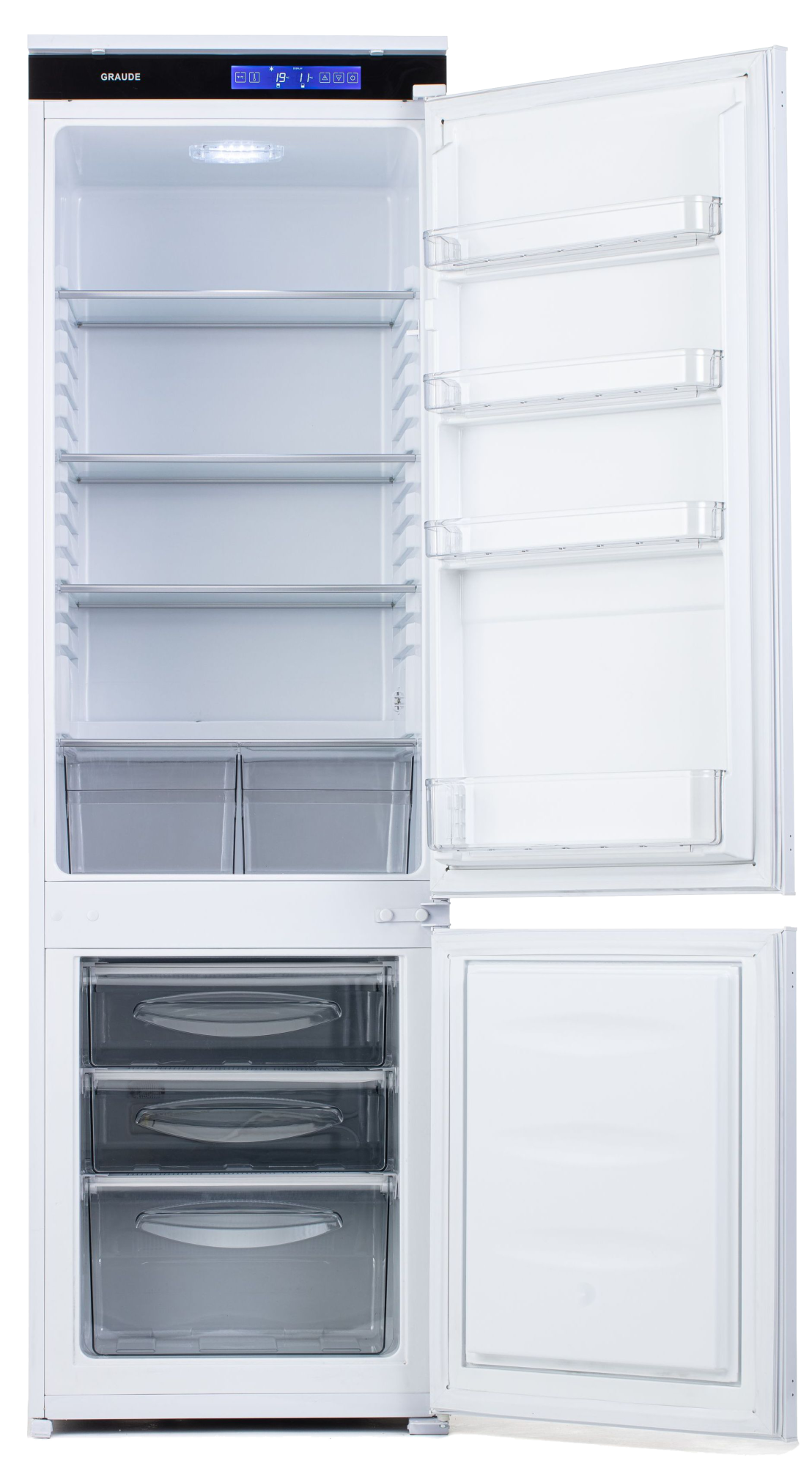 Интегрируемый холодильно-морозильный шкаф GRAUDE IKG 180.1
