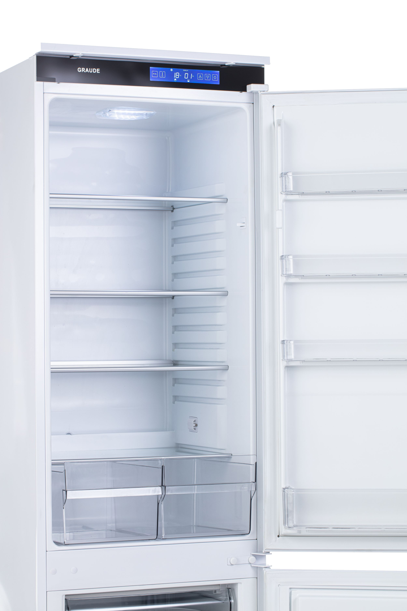 Интегрируемый холодильно-морозильный шкаф GRAUDE IKG 180.1