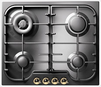 Варочная панель ILVE HCB60DN/MGG матовый графит (фурн. латунь)