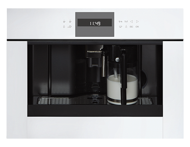 Кофемашина CKV 6550.0 W белое стекло Куперсбуш / Kuppersbusch