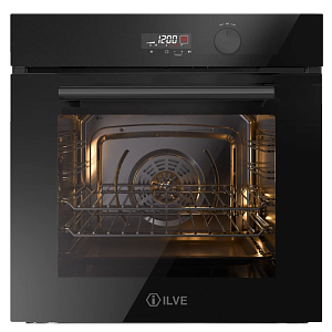 Духовой шкаф ILVE OV601GL3/BK глянцевый черный (фурн. матовый черный)