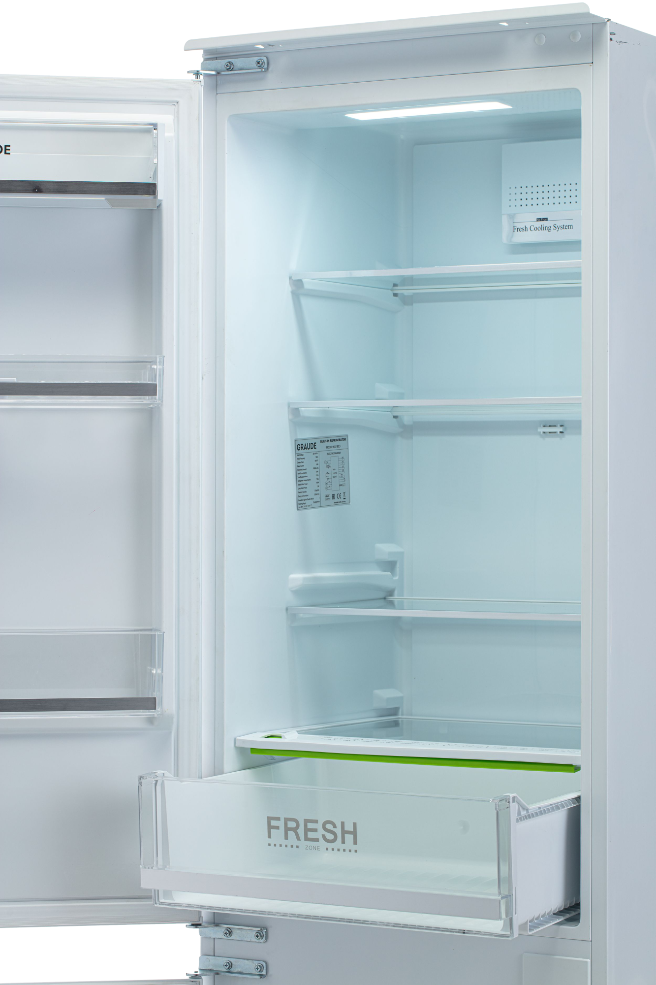 Интегрируемый холодильно-морозильный шкаф GRAUDE IKG 180.3
